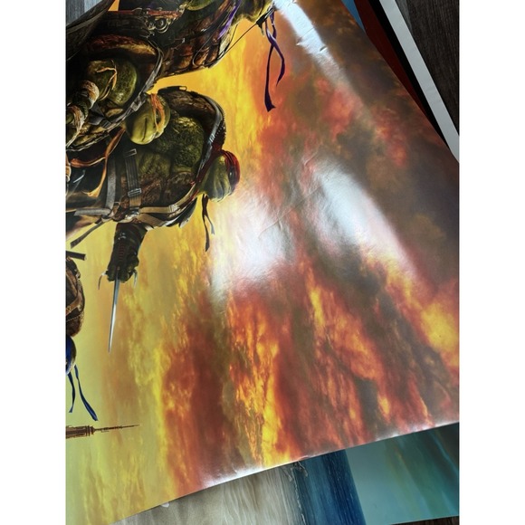 Ninja Turtles Movie Poster Out Of The Shadows 27 X 40 - Picture 3 of 5